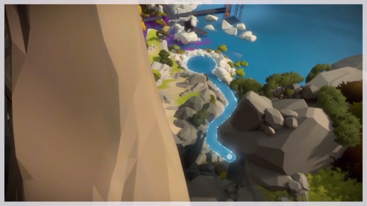 And one more located next to the previous riddle - Collectibles | Mountain in The Witness - Mountain - The Witness Game Guide & Walkthrough