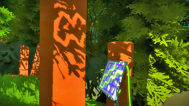 Forest, fourth set of puzzles, the third one - Puzzle solutions | Forest in The Witness - Forest - The Witness Game Guide & Walkthrough