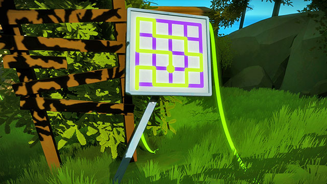Forest, fourth set of puzzles, the sixth one - Puzzle solutions | Forest in The Witness - Forest - The Witness Game Guide & Walkthrough