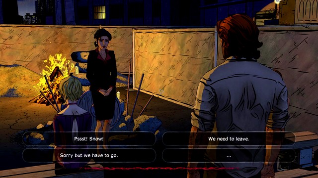 Important Choice 1 - The Wolf Among Us: Important choices A Crooked Mile - The Wolf Among Us: Episode 3 A Crooked Mile - The Wolf Among Us Game Guide