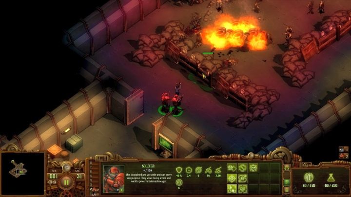 Barricades allow your units to fire safely. - Mission 02 - The Last Bunker | They Are Billions campaign walkthrough - The New Empire campaign - They Are Billions Guide