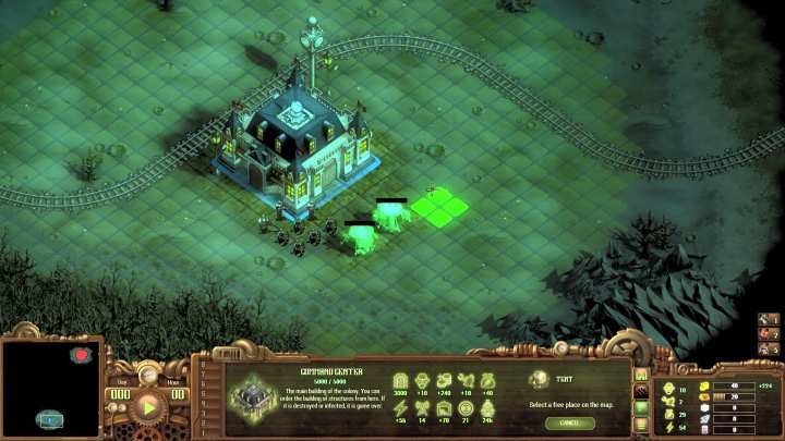 Initial construction phase is no different from previous missions. - The Nest of the Harpy | They Are Billions campaign walkthrough - The New Empire campaign - They Are Billions Guide