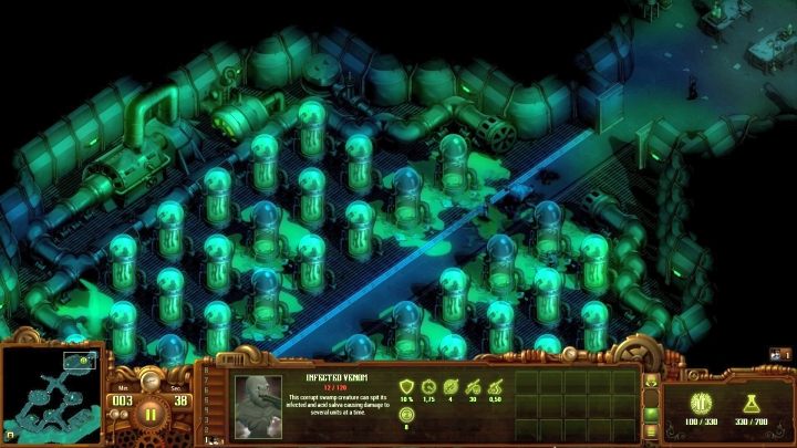 It is better to destroy the containers yourself before the enemy jumps out of them - thus, the infected will have less health points. - Omnicron Laboratory | They Are Billions campaign walkthrough - The New Empire campaign - They Are Billions Guide