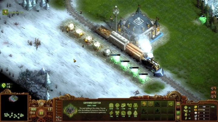 At the beginning of the mission, try to save the green areas to build farms on them. - The Wasteland of the Giants | They Are Billions campaign walkthrough - The New Empire campaign - They Are Billions Guide