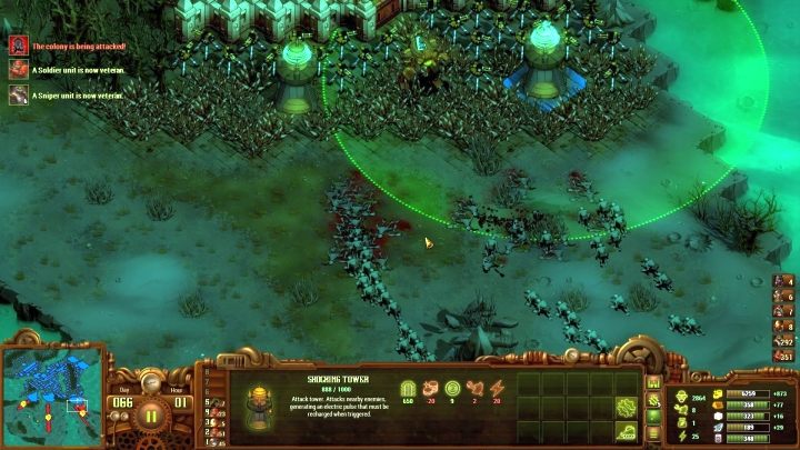 Each of the hordes consists only of Venoms. - The Noxious Swamp mission | They Are Billions campaign walkthrough - The New Empire campaign - They Are Billions Guide