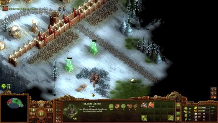 The first iron deposit is located east of your base. - Mission 12 - The Frozen Lake | They Are Billions walkthrough - The New Empire campaign - They Are Billions Guide