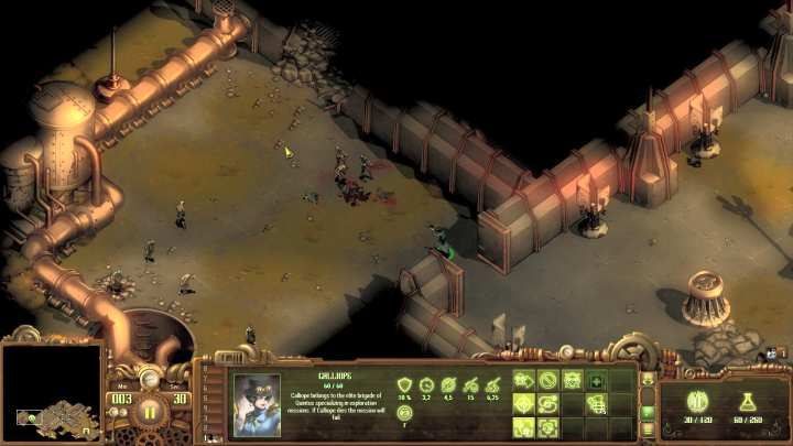 A hole in the ground means that enemies will be coming endlessly. - Mission 05 - Alpha Communications Center | TAB Campaign walkthrough - The New Empire campaign - They Are Billions Guide