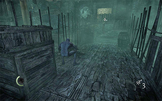 Move slowly forward, without getting to close to the monsters. - Get through the catacombs - description - Chapter 7: The Hidden City - Thief - Game Guide and Walkthrough