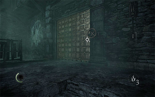 Youre going to the closed gate shown on the screen above - Get through the catacombs - description - Chapter 7: The Hidden City - Thief - Game Guide and Walkthrough