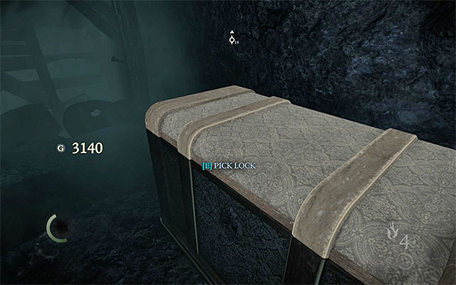 In the chest you find, among others, a collectible - Get through the mine tunnels - description - Chapter 8: The Dawns Light - Thief - Game Guide and Walkthrough