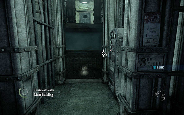 You will summon the elevator by pressing the button - Descend to the bottom level in the asylum - Chapter 5: The Forsaken - Thief - Game Guide and Walkthrough
