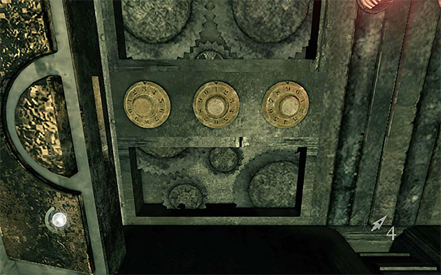 The correct first combination is 319 - Reset the mechanism and enter the first part of the combination - Chapter 4: A Friend in Need - Thief - Game Guide and Walkthrough