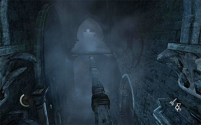 You can walk over the beam above and explore the side passage - Make it through the second part of the underground - Chapter 3: Dirty Secrets - Thief - Game Guide and Walkthrough