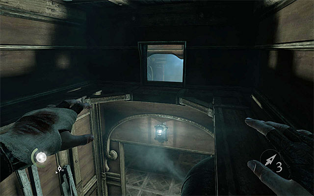 You can use the pathways under the ceiling to avoid the guard - Explore the first floor and the attic of the Barons estate - description - Chapter 6: A Man Apart - Thief - Game Guide and Walkthrough