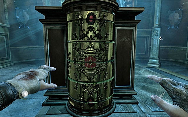 You now need to solve a puzzle, where you are supposed to compose the drawings on the left and on the right wall of the sarcophagus - Find and explore the secret chamber - Chapter 6: A Man Apart - Thief - Game Guide and Walkthrough