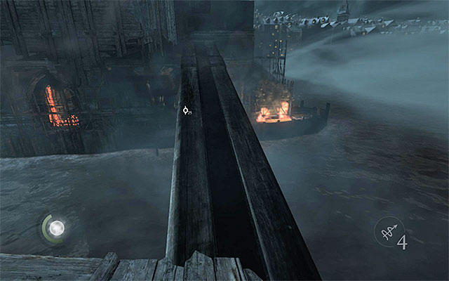 You need to run over the drawbridge before it collapses - Get to the other side of the jetty - Chapter 6: A Man Apart - Thief - Game Guide and Walkthrough