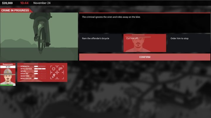 An intervention panel. - Calls in This is the Police 2 - Other activities - This is the Police 2 Game Guide