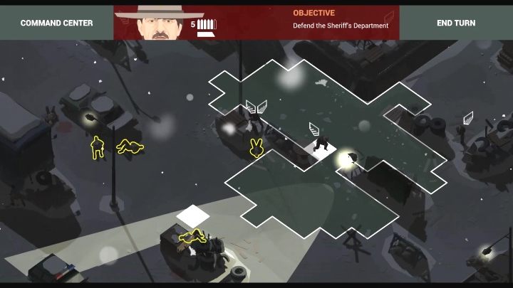 Ranni wrogowie zaznaczeni sa podobnie jak sprawni, co utrudnia identyfikacje zagrozenia. - Tactical missions (continuation) in This is the Police 2 - Other activities - This is the Police 2 Game Guide