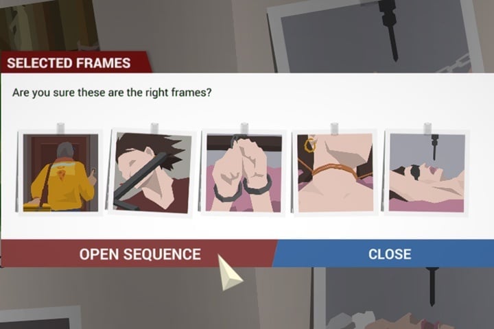 The end version should be like this: yellow jacket, the woman is hit with a police truncheon and then is restrained with the chain - Serial killer - General advices - This is the Police Game Guide