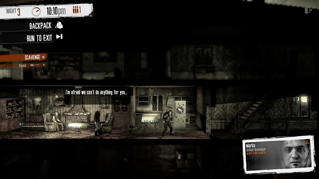 Pretend you dont see it. - Good picker tactic - searching through location | Night trips - Night trips - This War of Mine Game Guide