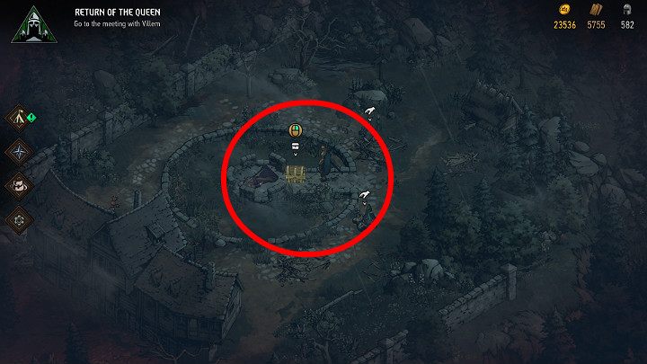 Access to the second treasure chest is guarded by a quite strong opponent - Hidden treasures chests in Rivia | Thronebreaker The Witcher Tales - Maps of hidden treasures - Thronebreaker The Witcher Tales Guide