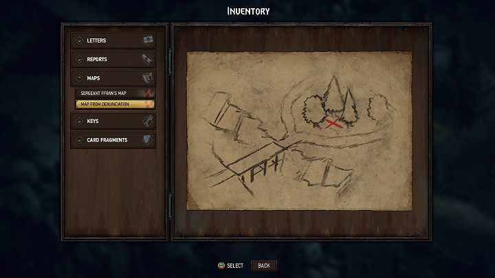 The location of treasure map 3 is marked with a blue number 3 on the map of Rivia - Hidden treasures chests in Rivia | Thronebreaker The Witcher Tales - Maps of hidden treasures - Thronebreaker The Witcher Tales Guide