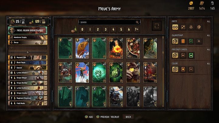 All the cards in this deck can be easily obtained during regular gameplay - Starter Deck in Thronebreaker The Witcher Tales - Card Deck - Thronebreaker The Witcher Tales Guide