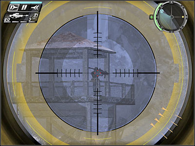 If you're running low on ammo, health or power, try moving back to nearby crates (screen) - Point of Impact I - Walkthrough - Timeshift - Game Guide and Walkthrough