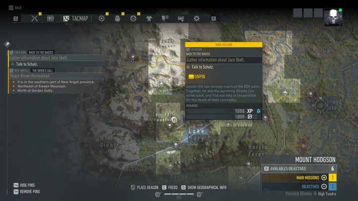 The main missions are marked yellow on the map. - Main and side missions in Tom Clancys Ghost Recon Breakpoint - Basics - Tom Clancys Ghost Recon Breakpoint Guide