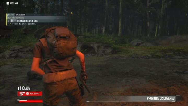 We treat the wounded character at the beginning of the game. - Wounds, injuries and stamina | Tom Clancys Ghost Recon Breakpoint Guide - Basics - Tom Clancys Ghost Recon Breakpoint Guide