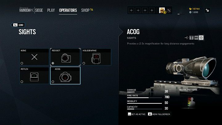 In Tom Clancys Rainbow Six: Siege, the player can choose from additional modifiers for the rifles - Aiming in Rainbow Six Siege - Gameplay - Rainbow Six Siege Game Guide