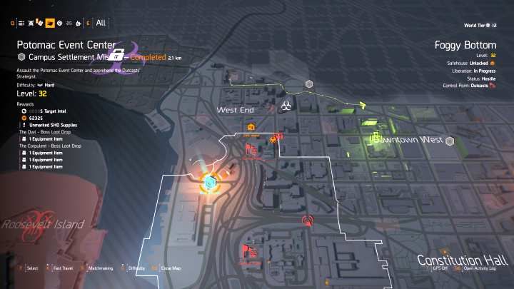 The appearance of the Black Tusk is also the need to re-perform the main missions - these, however, have undergone cosmetic changes. - Endgame - World Tier in Division 2 - Gameplay basics - The Division 2 Guide