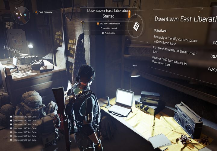 The projects from safe houses unlock access to the Bounties. - How to unlock Bounties in The Division 2? - FAQ - The Division 2 Guide