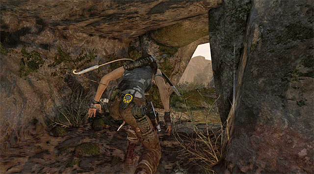 Turn right at the fork (the left path will take you to an empty lair); youll reach the exit and return to Shantytown - Exit the Forest Through the Wolf Cave | 19: Some Time Alone Walkthrough - 19: Some Time Alone | Walkthrough - Tomb Raider Game Guide