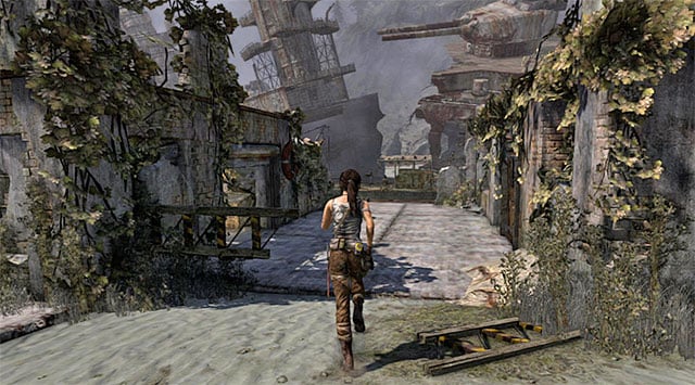 Theres nothing stopping you from exploring the beach now; theres a multitude of collectibles to find - Travel to the Survivors Camp | 20: The Fast Way Down Walkthrough - 20: The Fast Way Down | Walkthrough - Tomb Raider Game Guide