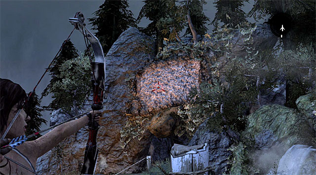 Turn right to reach a rock ledge - Return to the Survivor Camp on the Beach | 22: Gone Missing Walkthrough - 22: Gone Missing | Walkthrough - Tomb Raider Game Guide