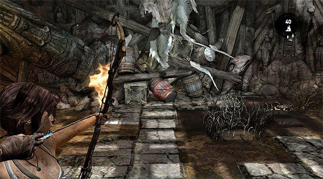 Move ahead and turn left after few moments - Search the Monastery for Sam | 24: Going Back In Walkthrough - 24: Going Back In | Walkthrough - Tomb Raider Game Guide