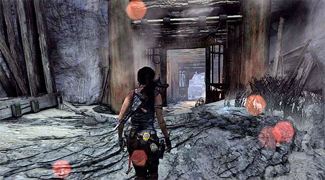 After eliminating the first group of guards, resume the march and remember to keep looking around for ammo crates, because in few minutes these supplies will be very useful - Search the Monastery for Sam | 24: Going Back In Walkthrough - 24: Going Back In | Walkthrough - Tomb Raider Game Guide