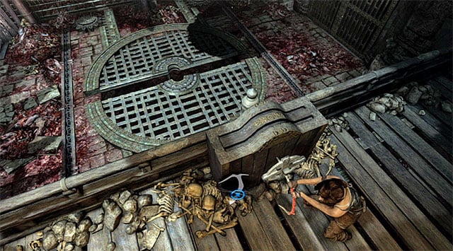 Were already more or less in the middle of solving the puzzle - Rescue Sam from Mathias (part 1) | 24: Going Back In Walkthrough - 24: Going Back In | Walkthrough - Tomb Raider Game Guide