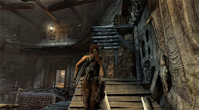 Stay at the left mechanism and turn right - Rescue Sam from Mathias (part 1) | 24: Going Back In Walkthrough - 24: Going Back In | Walkthrough - Tomb Raider Game Guide