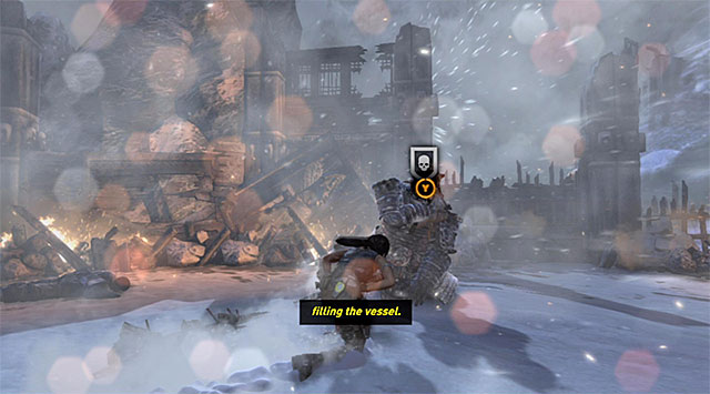 Fight until a well-known icon will be shown on bosss head - End the Storms by Stopping the Ascension Ritual | 24: Going Back In Walkthrough - 24: Going Back In | Walkthrough - Tomb Raider Game Guide