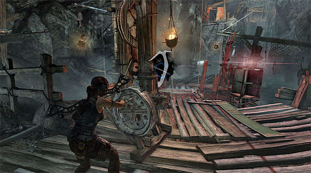 First, approach the mechanism near the base camp - Temple of the Handmaidens | Optional Tombs: Shipwreck Beach - Shipwreck Beach | Optional Tombs - Tomb Raider Game Guide