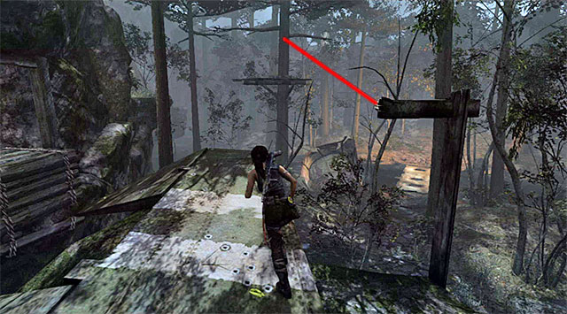 Turn right and leap over to the nearby rope bridge - Relics | Collectibles: Summit Forest - Collectibles: Summit Forest - Tomb Raider Game Guide