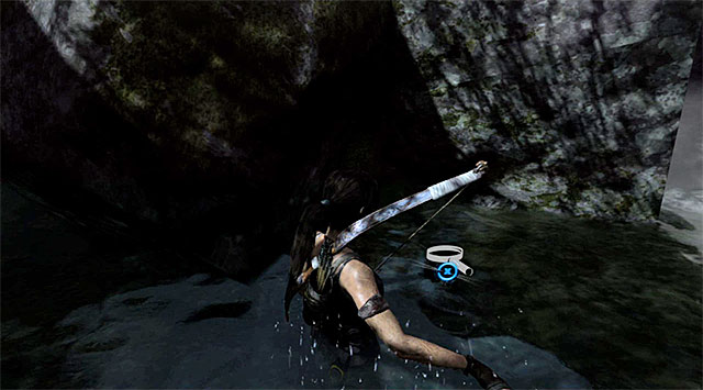 The Cache is underwater, so move slowly if you want to spot it (reward: 5 XP) - GPS Caches | Collectibles: Summit Forest - Collectibles: Summit Forest - Tomb Raider Game Guide