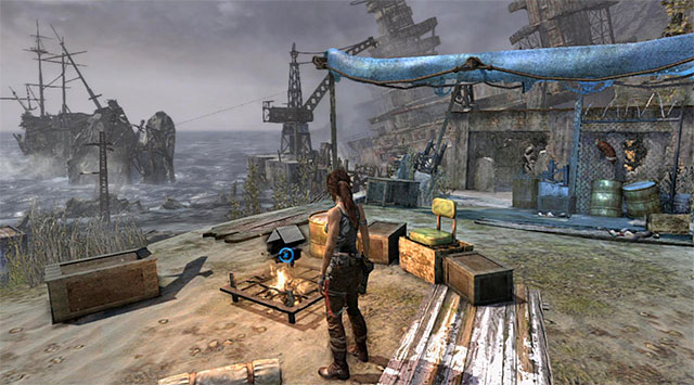 BASE CAMP 1/4 - SURVIVORS CAMP - Campsites | Collectibles: Shipwreck Beach - Collectibles: Shipwreck Beach - Tomb Raider Game Guide