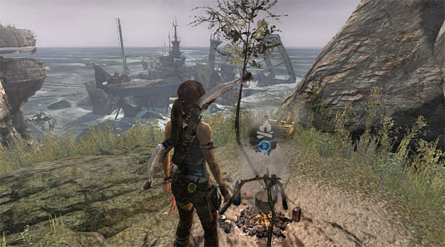 BASE CAMP 1/2 - BUNKER VISTA - Campsites | Collectibles: Cliffside Bunker - Collectibles: Cliffside Bunker - Tomb Raider Game Guide