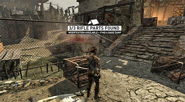 The second category is new items, which must be obtained on your own, and were talking here about better models of weapons - Unlocking new equipment elements | Laras equipment - Laras equipment - Tomb Raider Game Guide