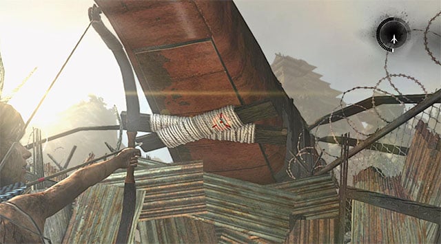 Youll run into one other enemy on your way to the helicopter, but this time, due to the lack of any covers, take him down using firearms - Search the Rescue Helicopter for Medical Supplies | 13: Open Wounds Walkthrough - 13: Open Wounds | Walkthrough - Tomb Raider Game Guide