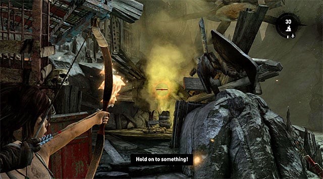 Freeing Laras friends from the cages will involve solving a puzzle - Rescue the Captured Endurance Crew | 16: No One Left Behind Walkthrough - 16: No One Left Behind | Walkthrough - Tomb Raider Game Guide