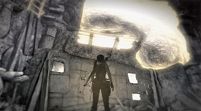 The second ramp is located between the statue and the interactive wall - Chamber of Judgment | Optional Tombs: Shantytown - Shantytown | Optional Tombs - Tomb Raider Game Guide